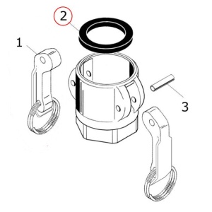 Уплотнение для соединения CAMLOCK M25