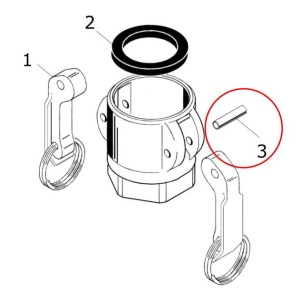 Комплект распорных штифтов для замков CAMLOCK M50